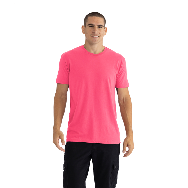 Blank Label Studios Next Level - Tee 3600 Hot Pink blank garment - ready for DTG & embroidery