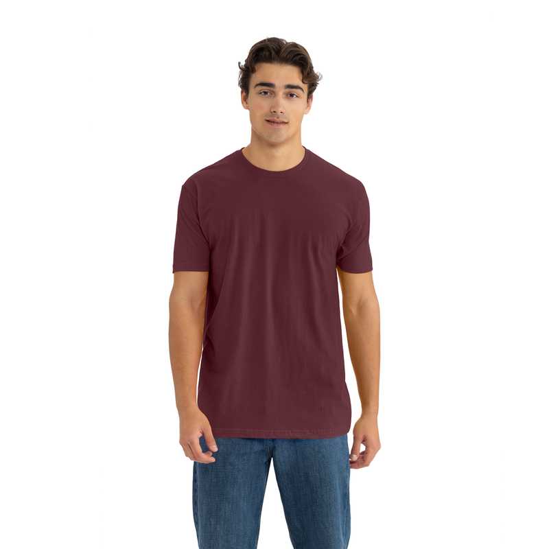 Blank Label Studios Next Level - Tee 3600 Maroon blank garment - ready for DTG & embroidery