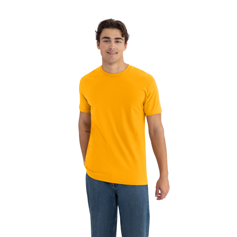 Blank Label Studios Next Level - Tee 3600 Gold blank garment - ready for DTG & embroidery