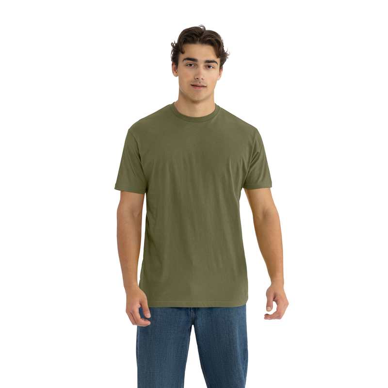 Blank Label Studios Next Level - Tee 3600 Military Green blank garment - ready for DTG & embroidery