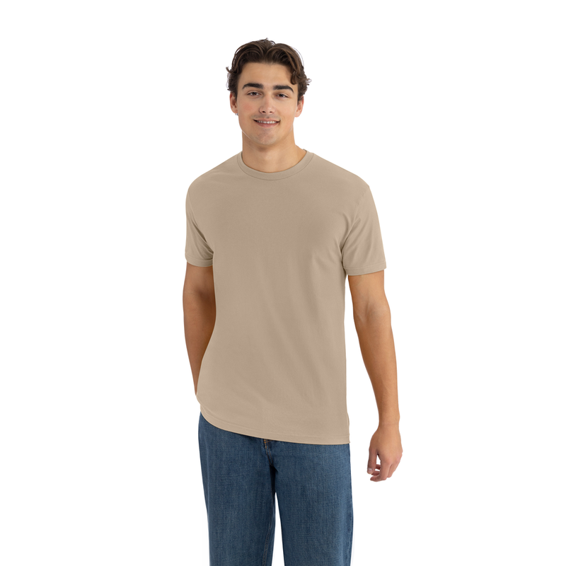 Blank Label Studios Next Level - Tee 3600 Tan blank garment - ready for DTG & embroidery