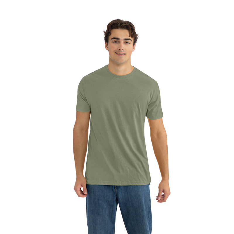 Blank Label Studios Next Level - Tee 3600 Light Olive blank garment - ready for DTG & embroidery