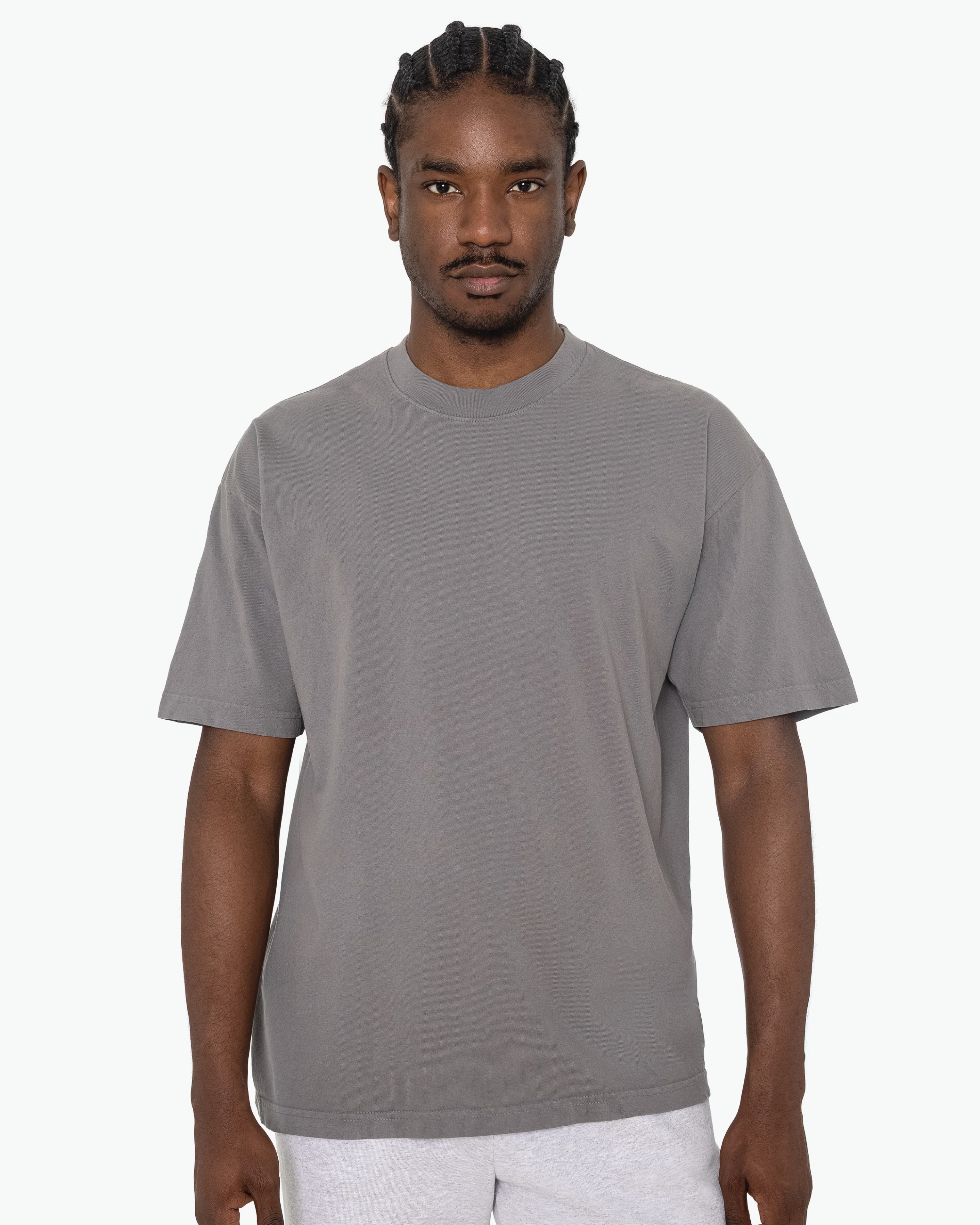 Blank Label Studios Los Angeles Apparel - Tee 1801 Charcoal blank garment - ready for DTG & embroidery