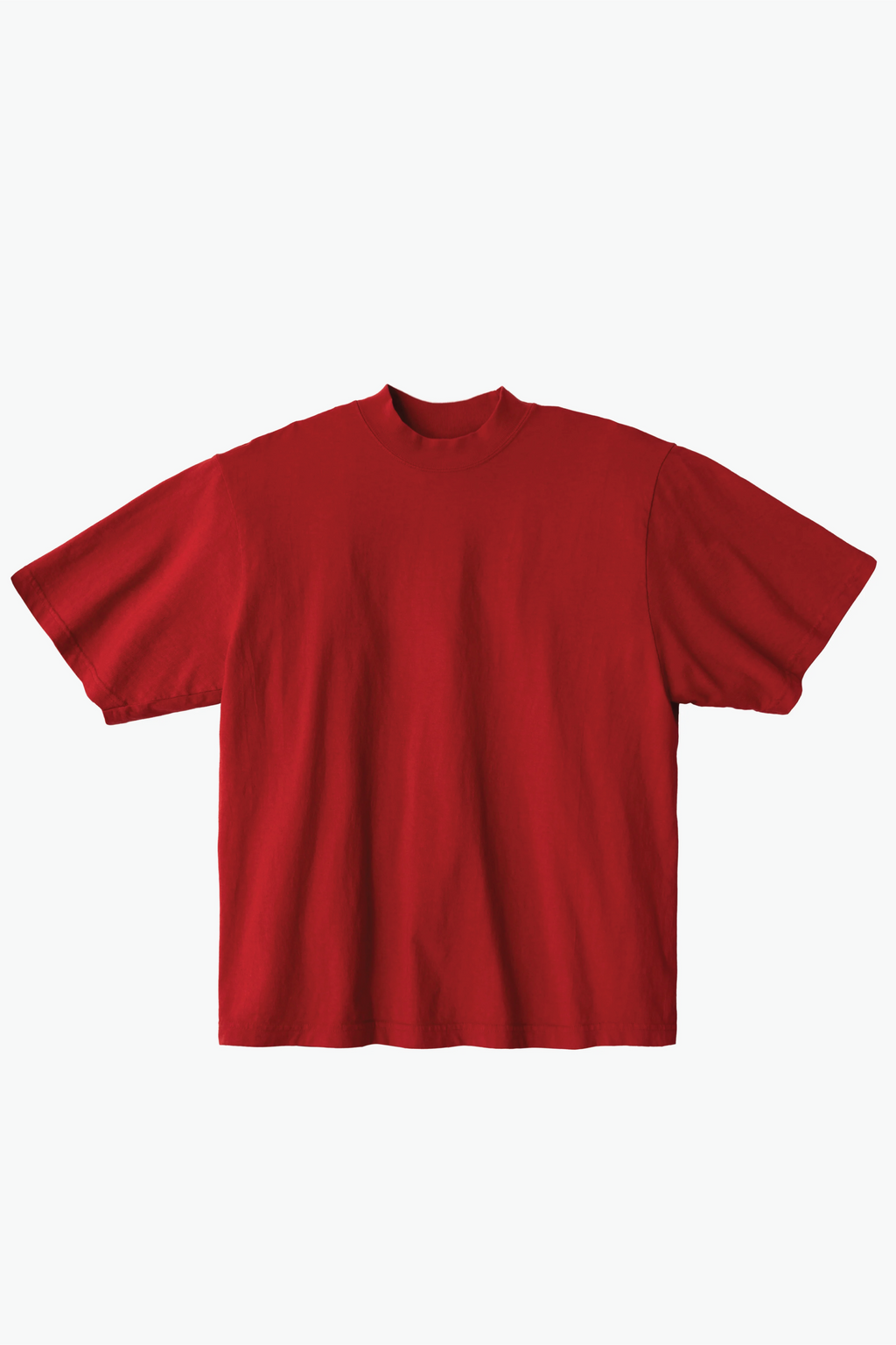 Blank Label Studios Los Angeles Apparel - Mockneck Tee 1825GD Cherry Red blank garment - ready for DTG & embroidery