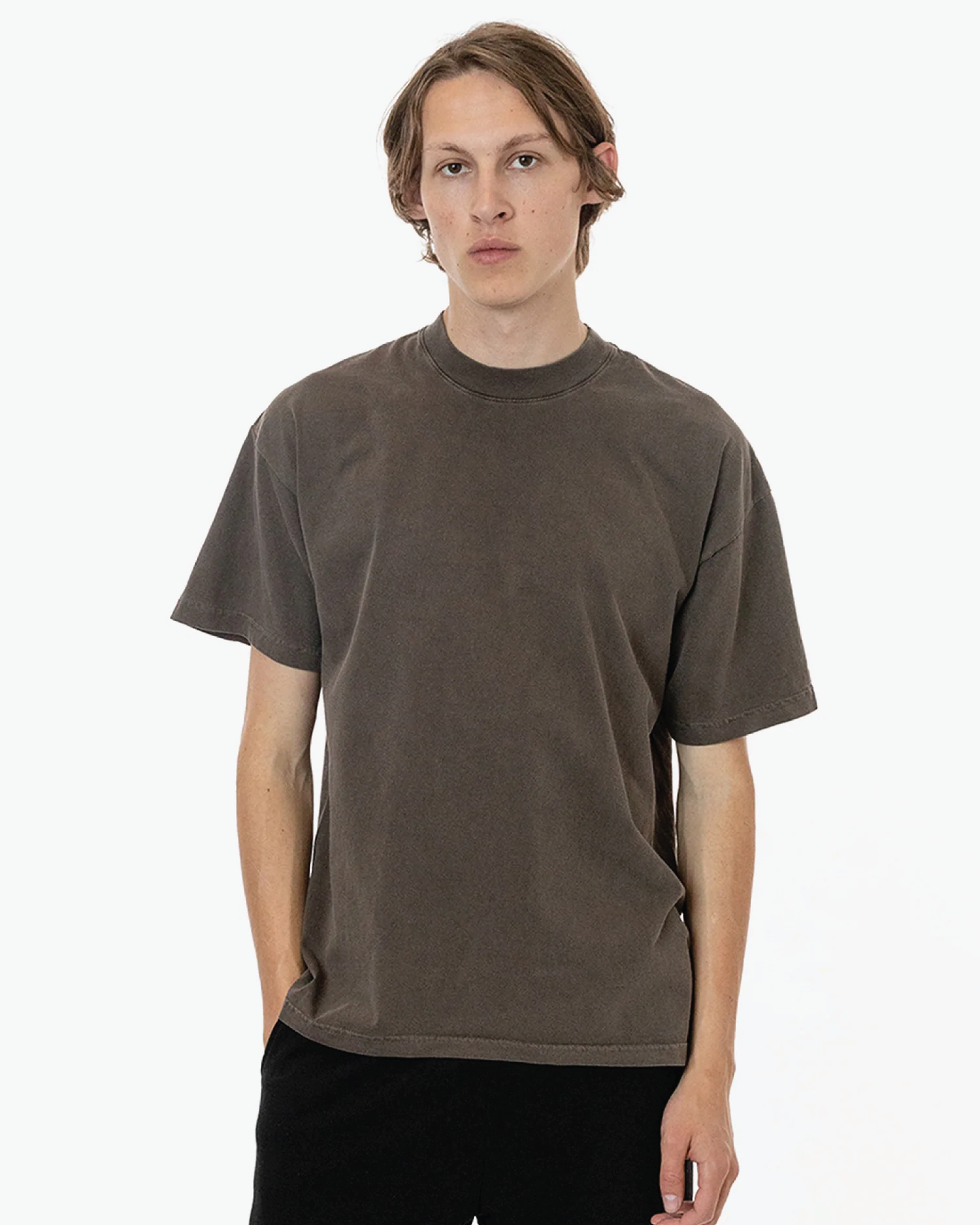 Blank Label Studios Los Angeles Apparel - Tee 1801 Clove blank garment - ready for DTG & embroidery