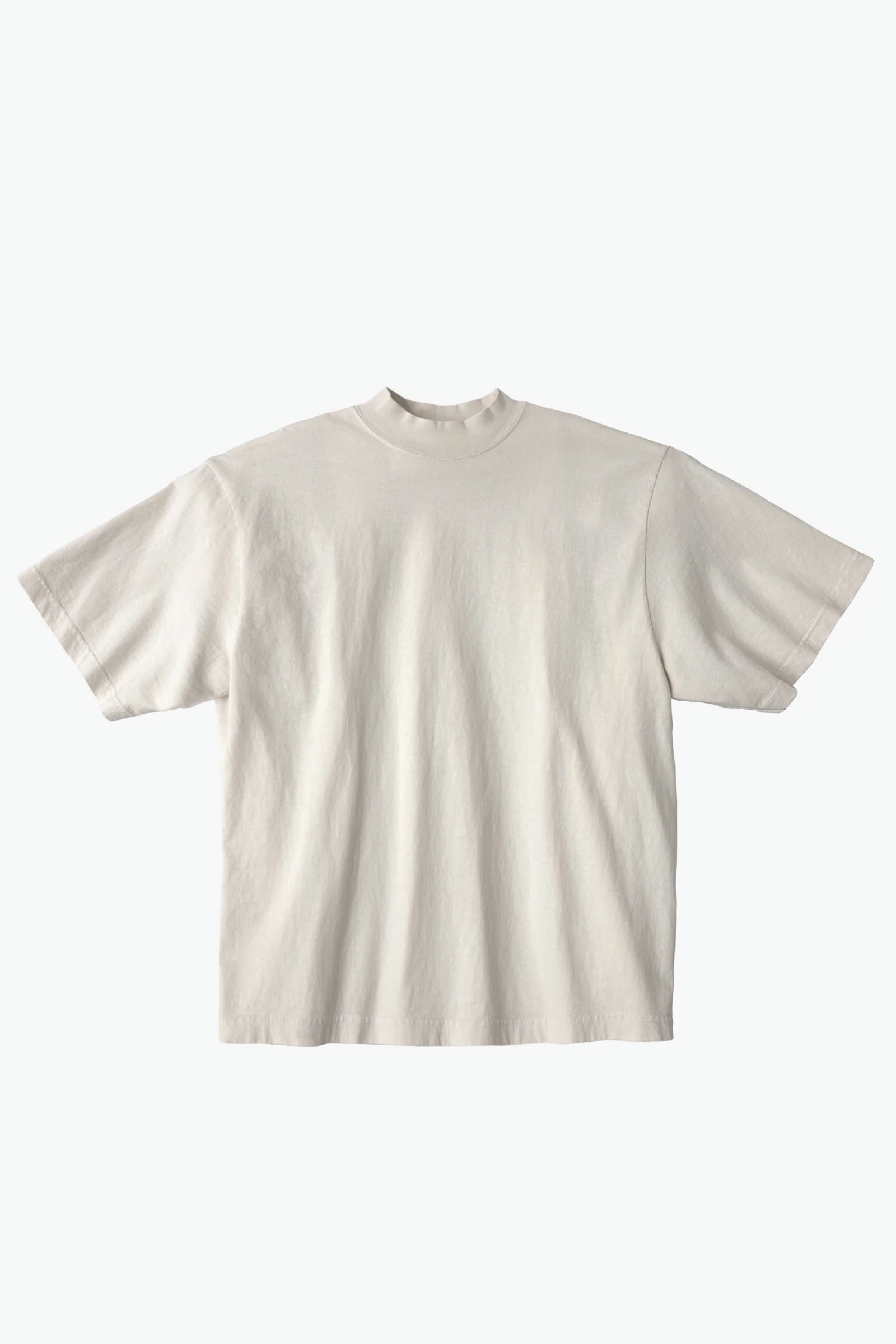 Blank Label Studios Los Angeles Apparel - Mockneck Tee 1825GD Creme blank garment - ready for DTG & embroidery