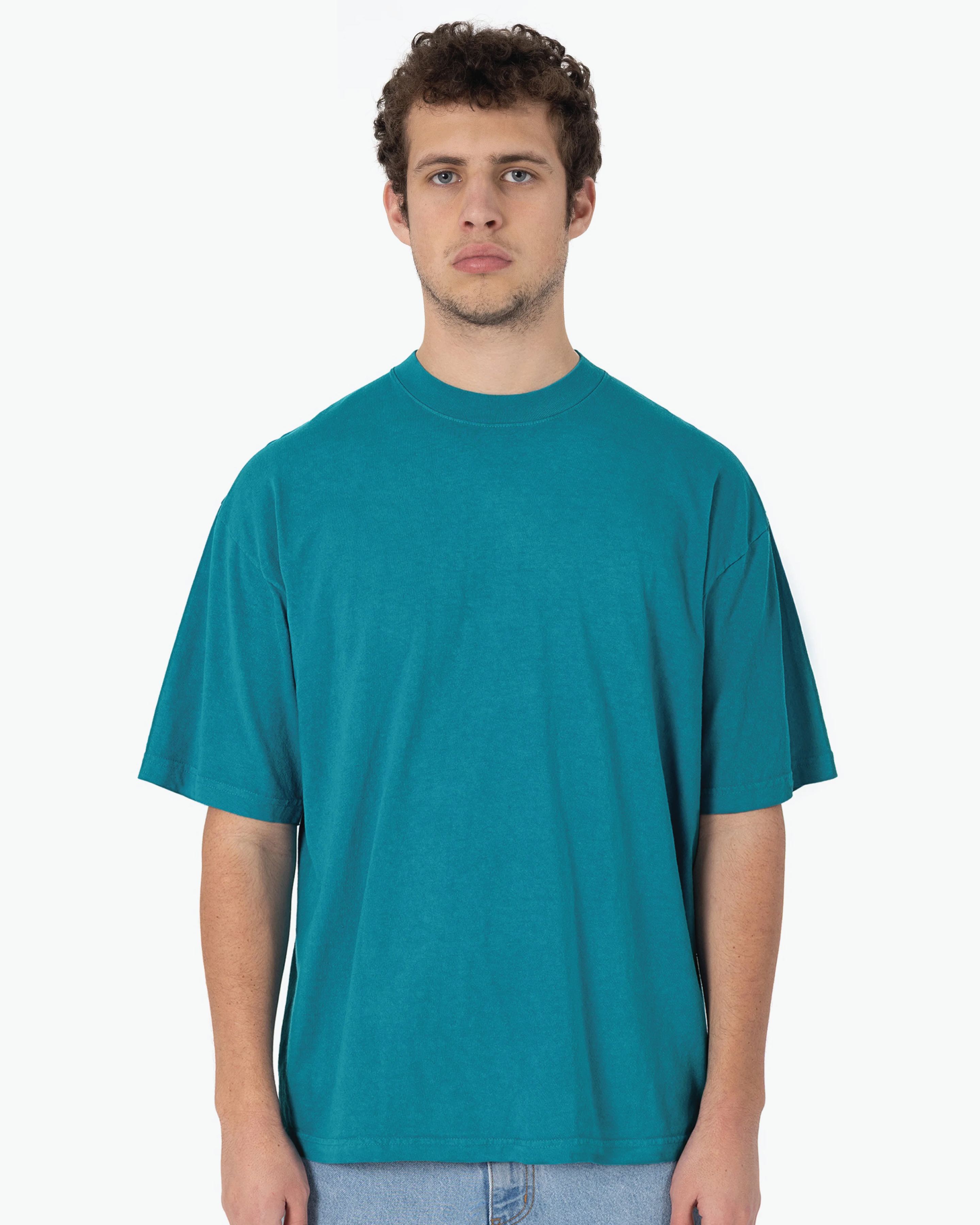 Blank Label Studios Los Angeles Apparel - Tee 1801 Dark Teal blank garment - ready for DTG & embroidery