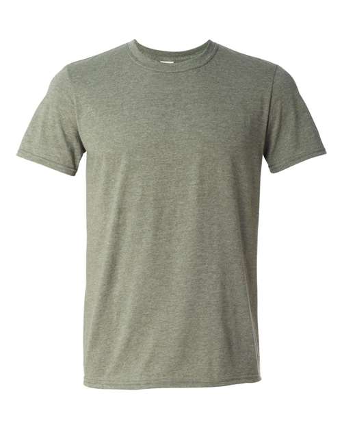 Blank Label Studios Gildan - Tee 64000 Heather Military Green blank garment - ready for DTG & embroidery