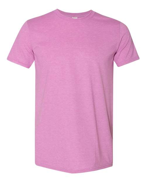 Blank Label Studios Gildan - Tee 64000 Heather Radiant Orchid blank garment - ready for DTG & embroidery