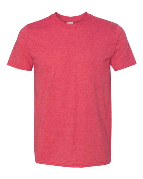Blank Label Studios Gildan - Tee 64000 Heather Red blank garment - ready for DTG & embroidery