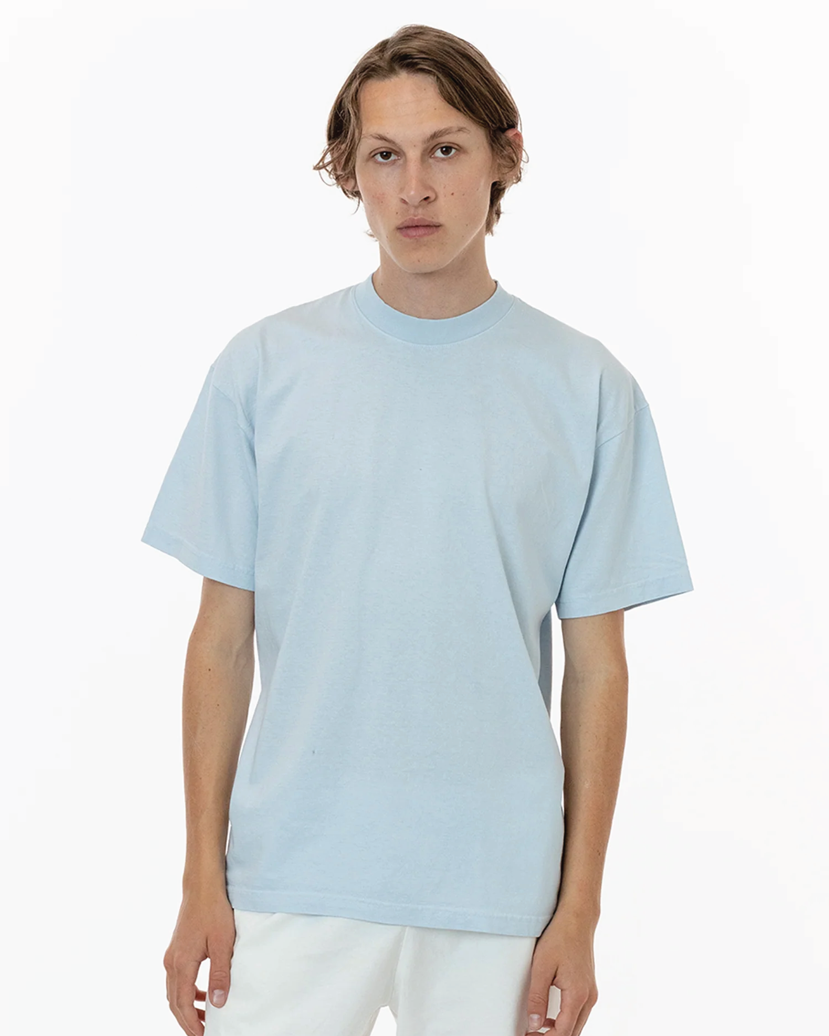 Blank Label Studios Los Angeles Apparel - Tee 1801 Light Blue blank garment - ready for DTG & embroidery