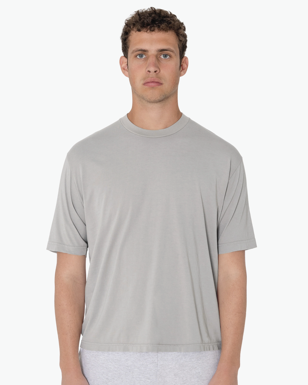 Blank Label Studios Los Angeles Apparel - Tee 30SUP01GD Light Grey blank garment - ready for DTG & embroidery