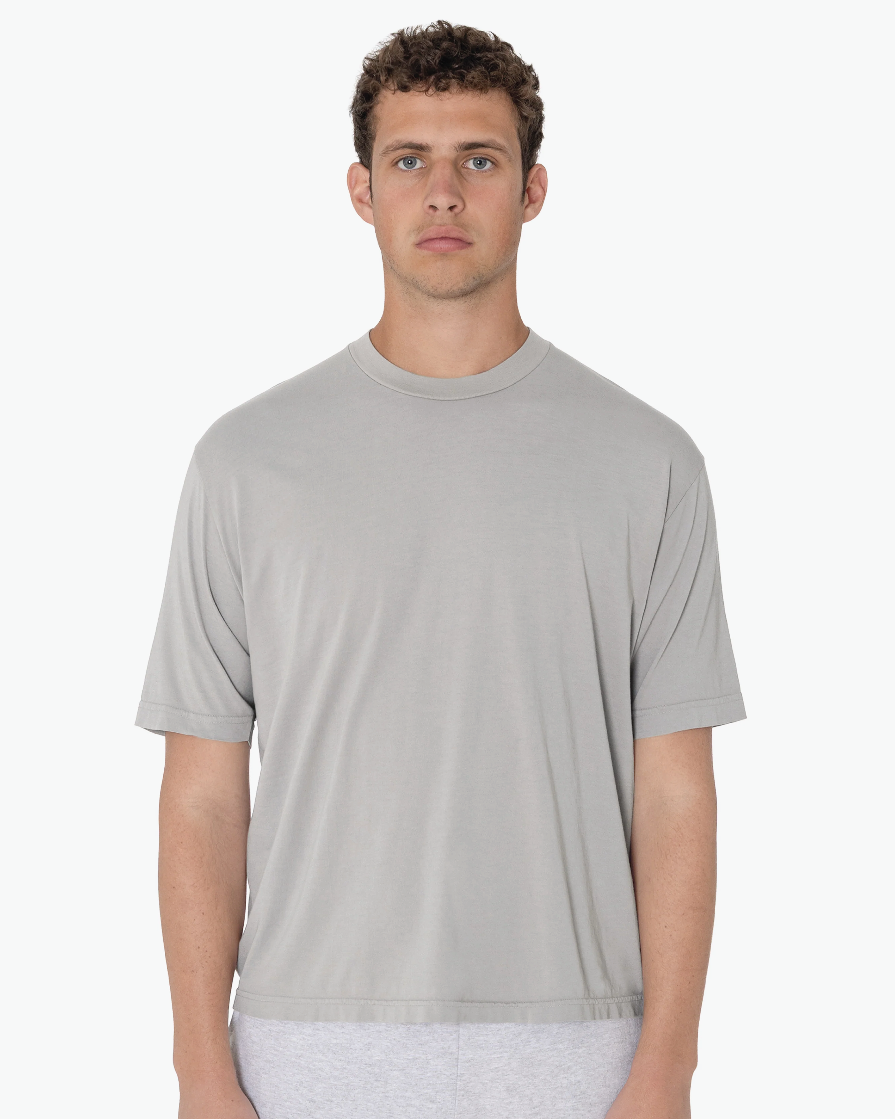 Blank Label Studios Los Angeles Apparel - Tee 30SUP01GD Light Grey blank garment - ready for DTG & embroidery