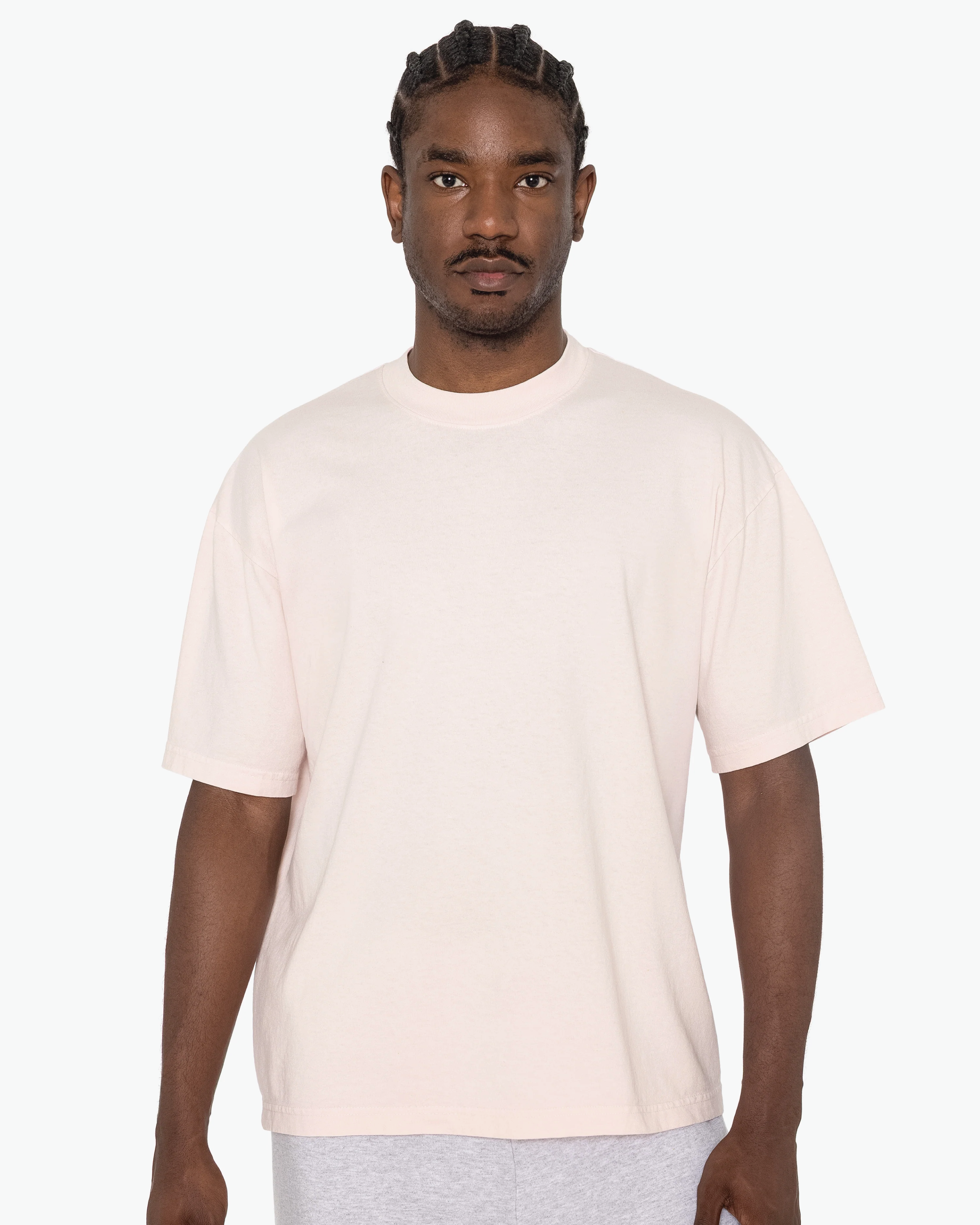 Blank Label Studios Los Angeles Apparel - Tee 1801 Light Pink blank garment - ready for DTG & embroidery