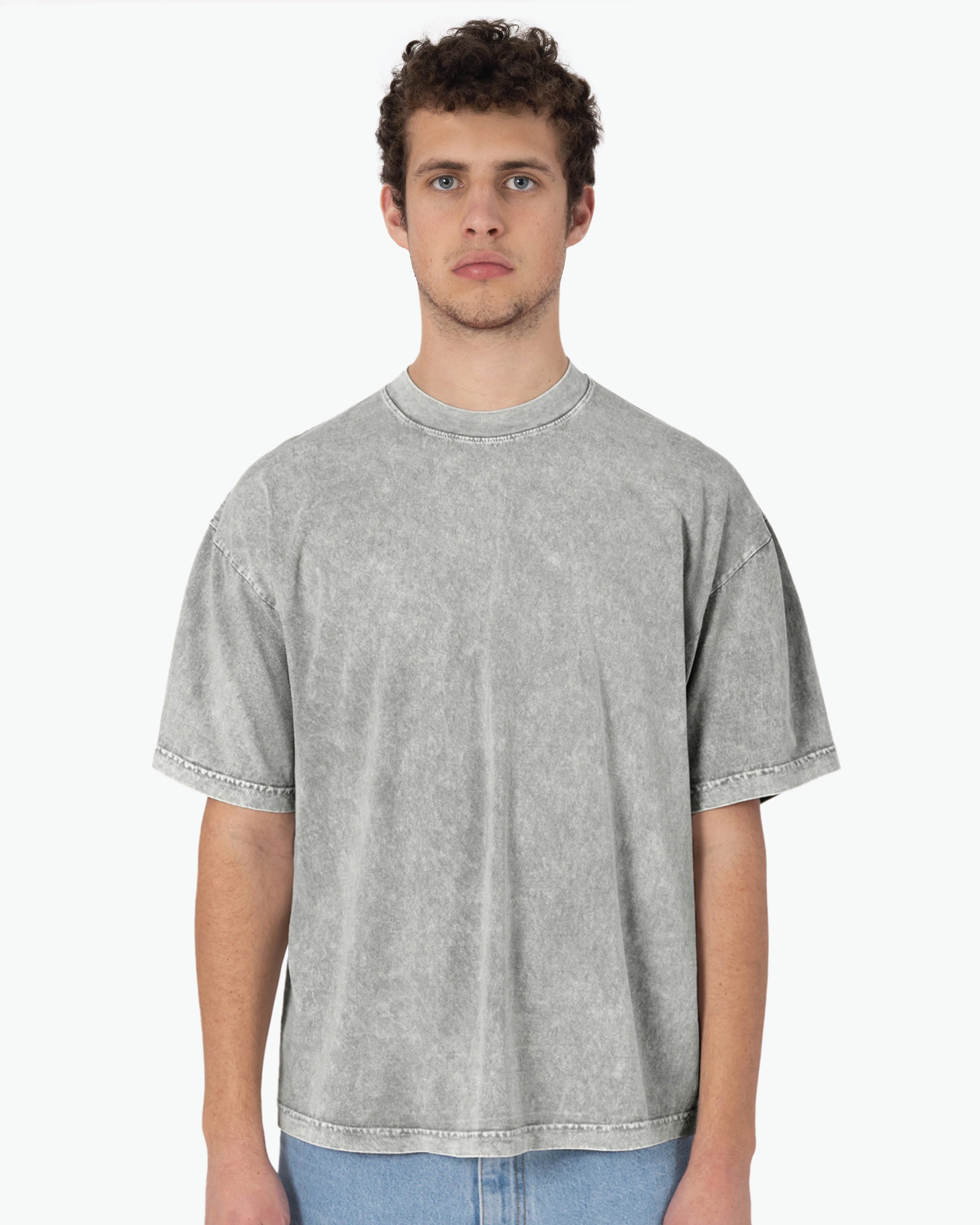 Blank Label Studios Los Angeles Apparel - Tee 1801 Limestone blank garment - ready for DTG & embroidery