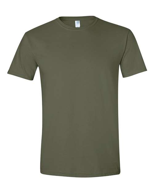Blank Label Studios Gildan - Tee 64000 Military Green blank garment - ready for DTG & embroidery