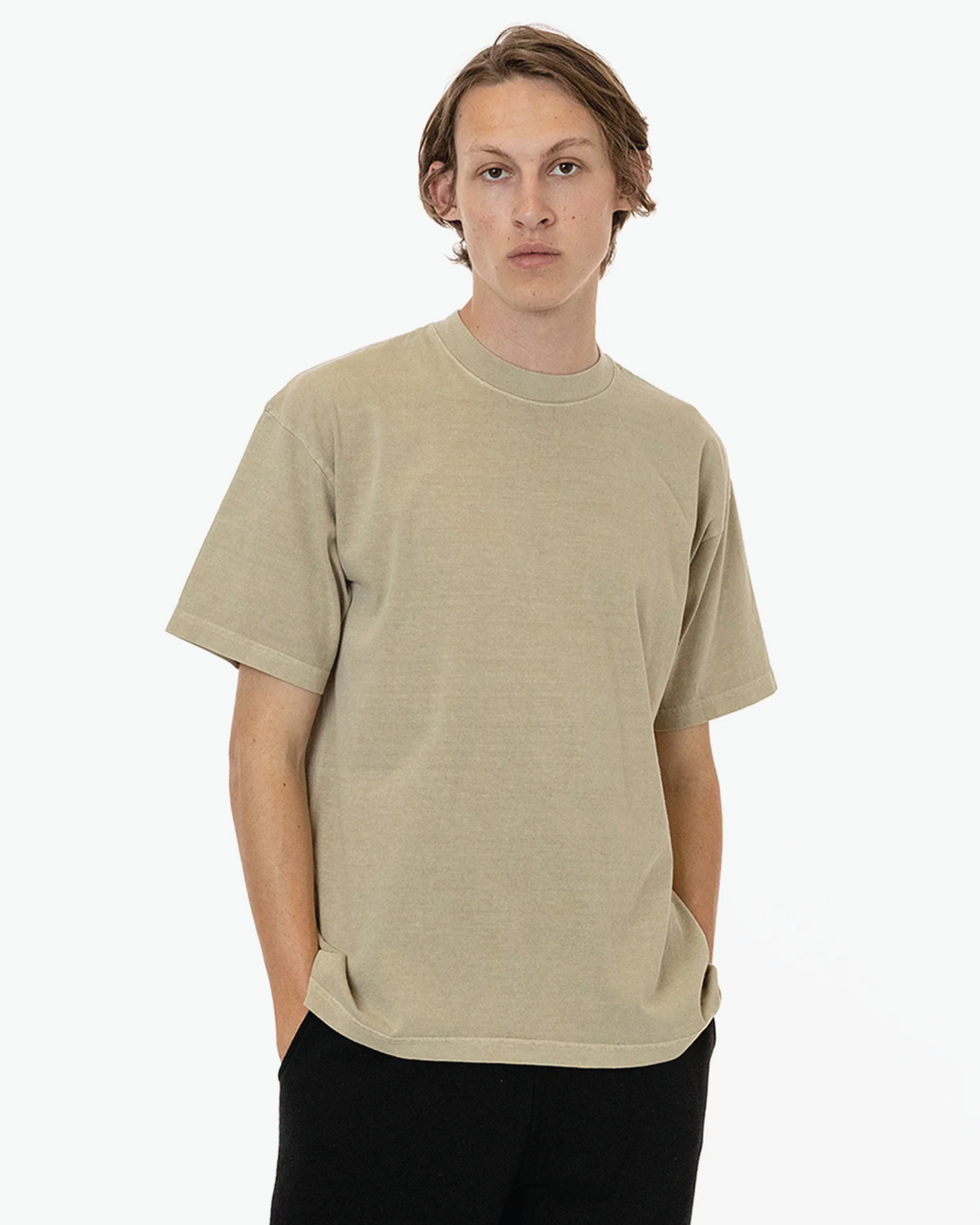 Blank Label Studios Los Angeles Apparel - Tee 1801 Mushroom blank garment - ready for DTG & embroidery