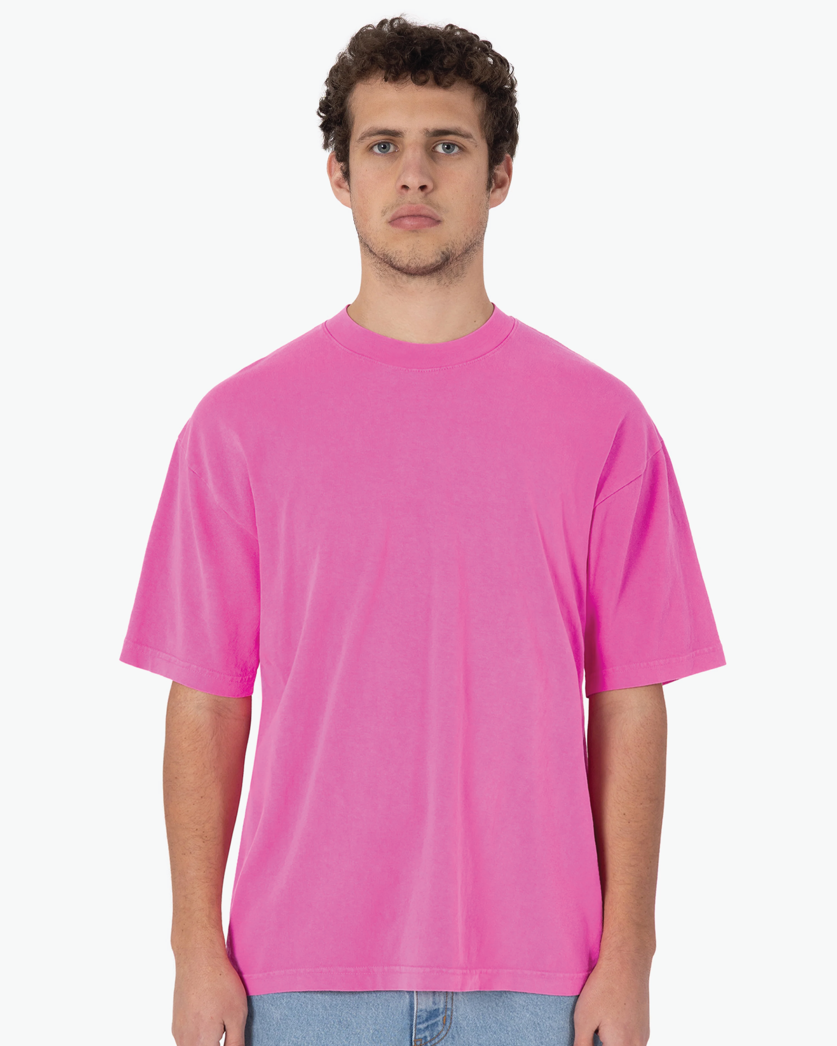 Blank Label Studios Los Angeles Apparel - Tee 1801 Neon Pink blank garment - ready for DTG & embroidery
