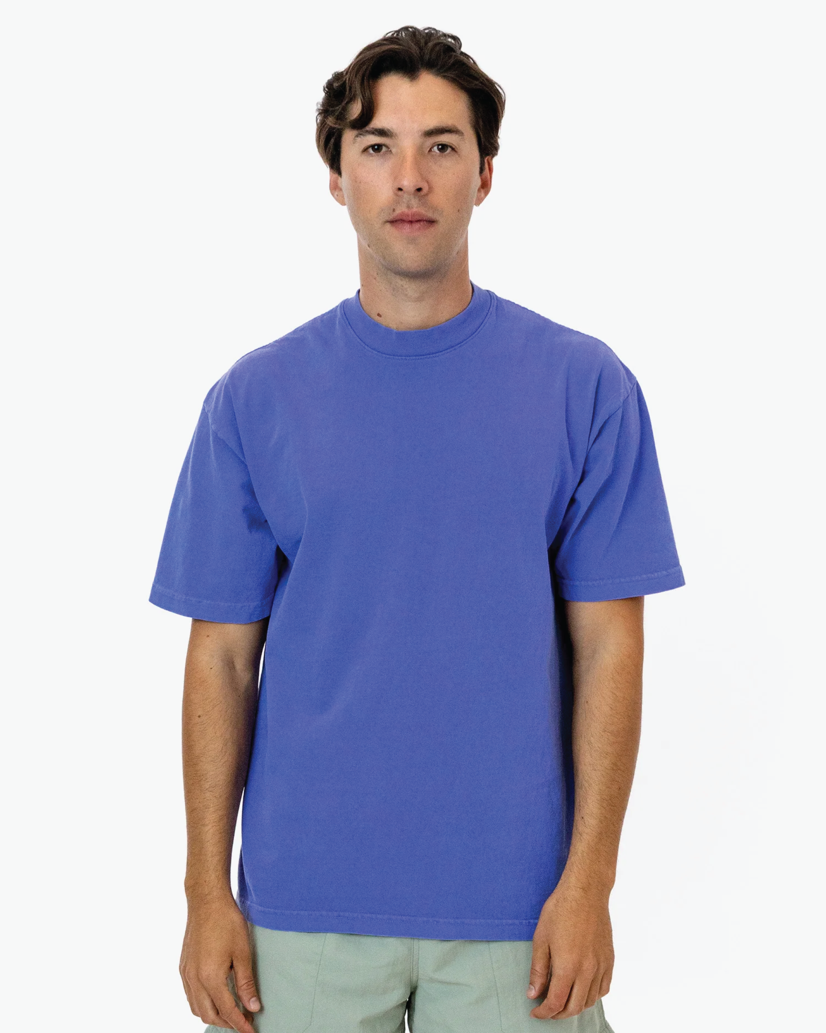 Blank Label Studios Los Angeles Apparel - Tee 1801 Neon Purple blank garment - ready for DTG & embroidery