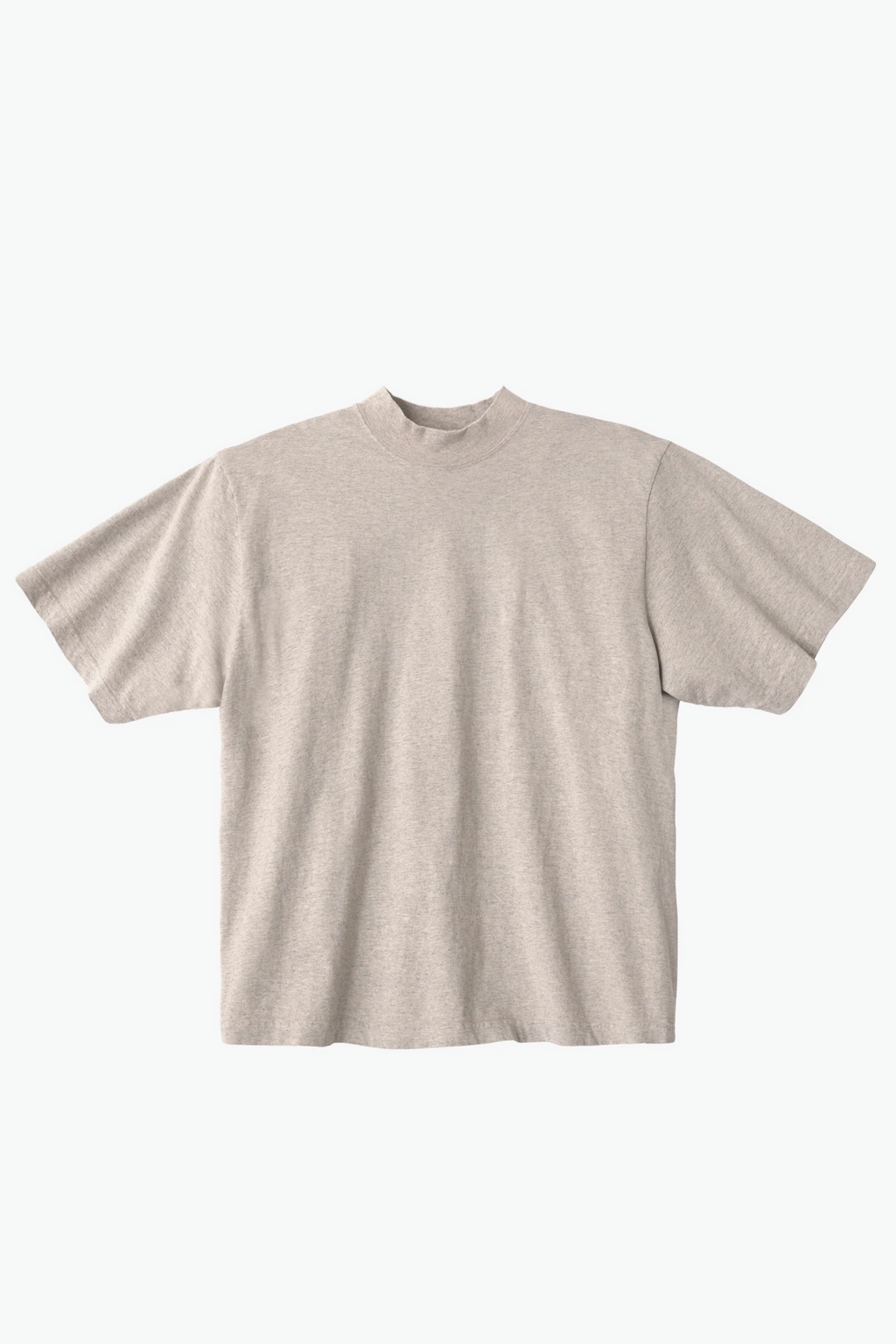 Blank Label Studios Los Angeles Apparel - Mockneck Tee 1825GD Oatmeal blank garment - ready for DTG & embroidery