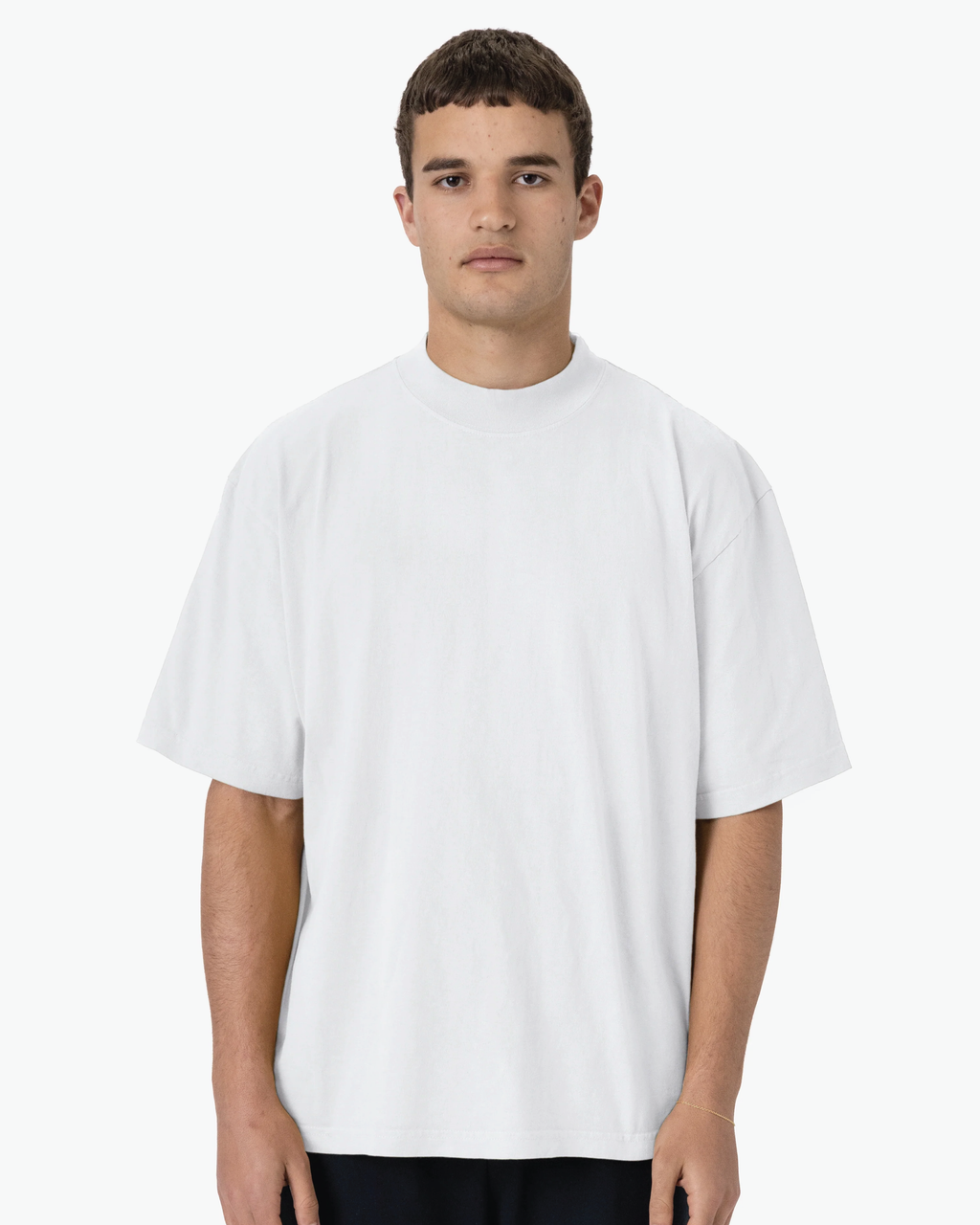 Blank Label Studios Los Angeles Apparel - Mockneck Tee 1825GD blank garment - ready for DTG & embroidery