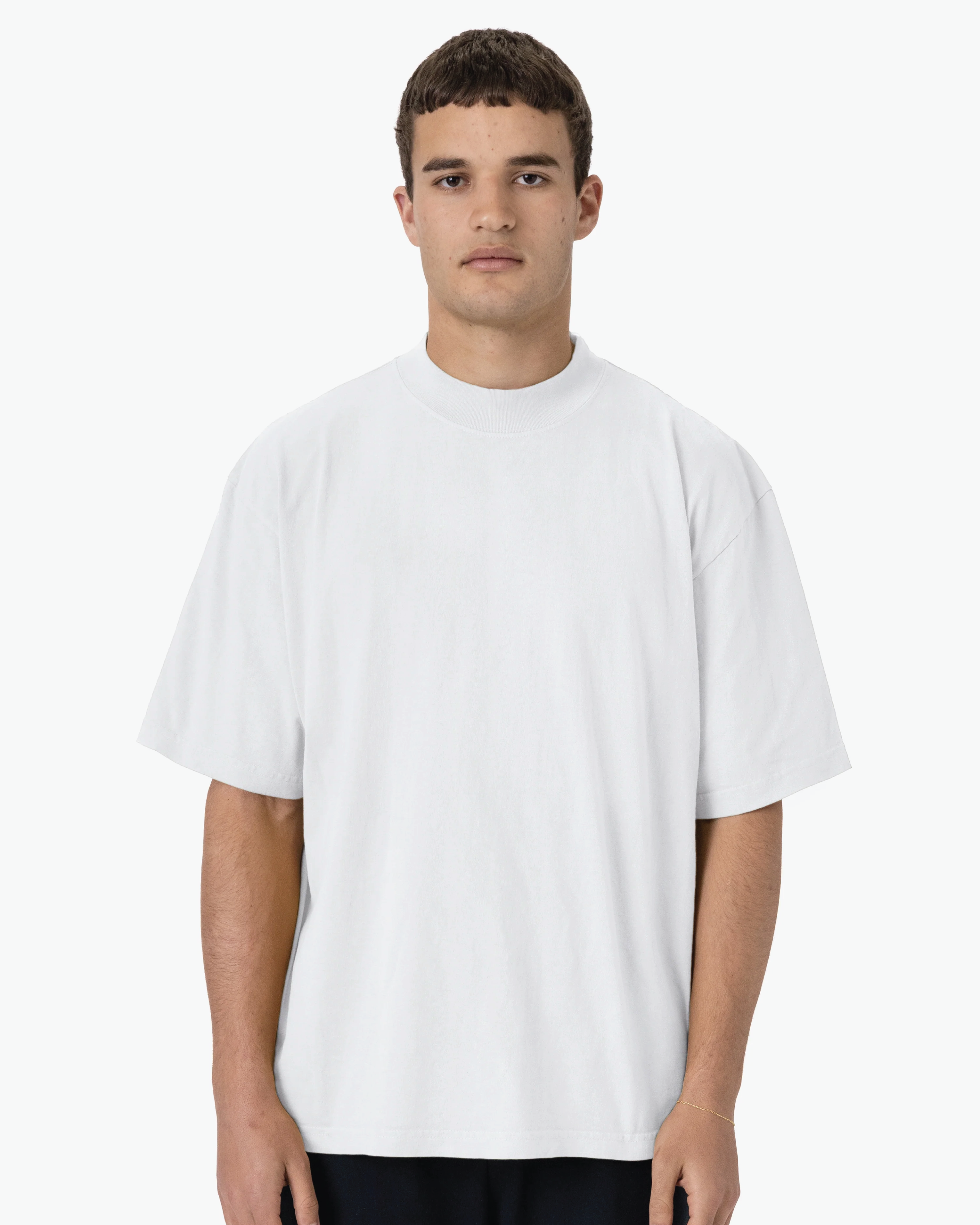 Blank Label Studios Los Angeles Apparel - Mockneck Tee 1825GD blank garment - ready for DTG & embroidery